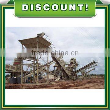 construction building block concrete waste brick crushing and sorting plant