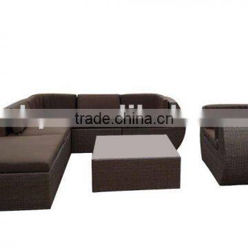 Stylish wicker outdoor furniture sofa