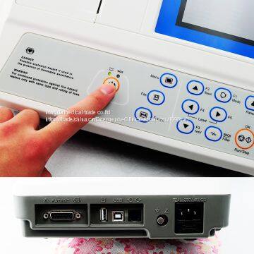 Portable Digital 3 Channel Electrocardiograph ECG Machinefor Medical Use photo-4
