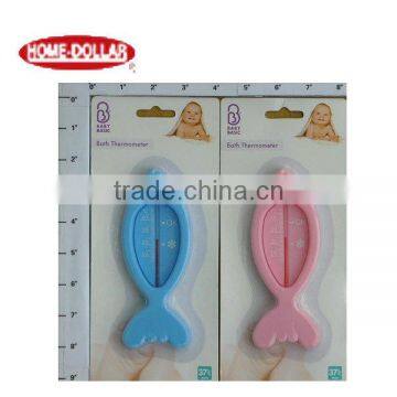 Lovely Pink Fish shaped Water Proof Bath Thermometer