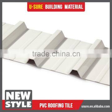 Durable Roof Materials 25 Years Guarantee Wind Resistance PVC Corrugated Roofing Sheet for Seafood Market photo-6