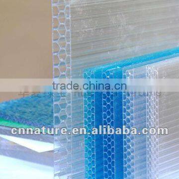 multiwall plastic sheet for roofing/decoration