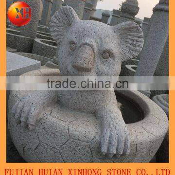 Garden Stone Water Fountain With Bear photo-4