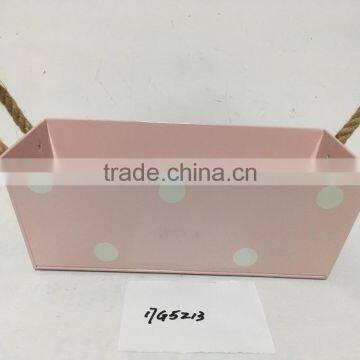 Wholesale Decorative Square Galvanized Metal Growing Flower Bean Cabbage Vegetable Planter photo-5