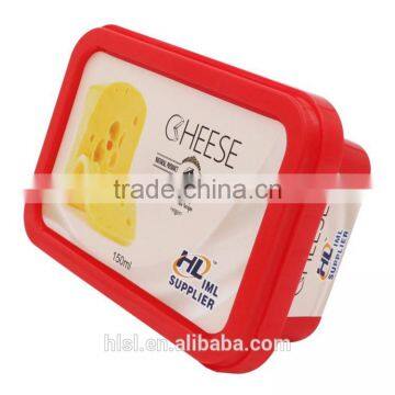 Small Airtight Butter Container With Foil, Square Plastic Containers With Lid photo-6