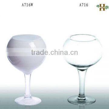 Cheap Glass Vase,high Quality Glass Vase,Oblique Opening Glass Vase