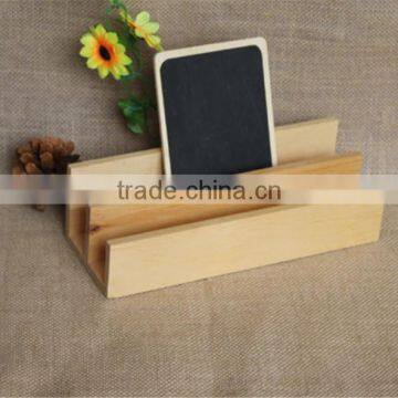 Wholesale Custom 2 Slot Wooden Mobile Phone Rack photo-5