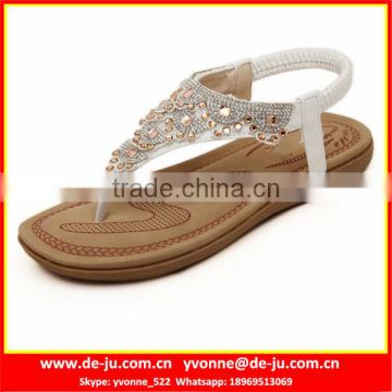 Flip Flop Sandals With Strap For Slide Charms