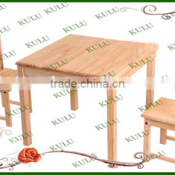 multi-purpose used wooden table with chairs