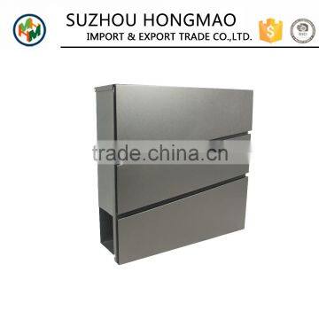 New Design Waterproof Stainless Steel Wall Mounted Mailbox photo-2