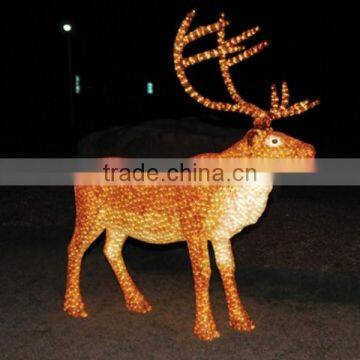 Christmas 3D outdoor large christmas reindeer for sale