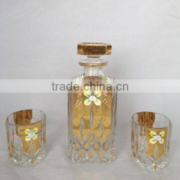 Painted Gold Color Liquor Decanter photo-4