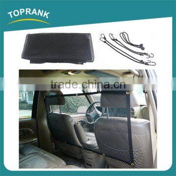 High quality adjustable car pet barrier mesh vehicle dog safety net