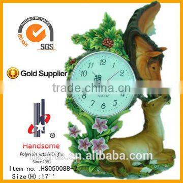 18 Inch Hot Sales Resin Clock 3d Last Supper Carving Wall Art Hanging Decoration photo-5