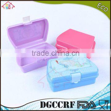 NBRSC Kids Lunch Box Bread Sandwich Keeper Snack Plastic Container Reuseable Container photo-3