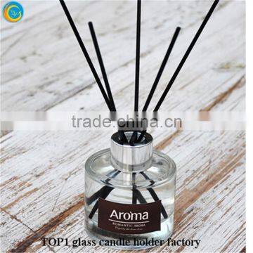 Candle Holders Wooden Empty Round Glass Fragrance Diffuser Bottles photo-6