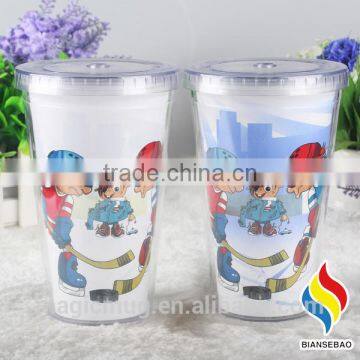 16oz Double Wall Custom Printed Plastic Cup photo-2