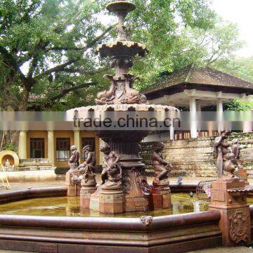 Landscape Garden Decorations Bronze Metal Nude Fountains Boy photo-6