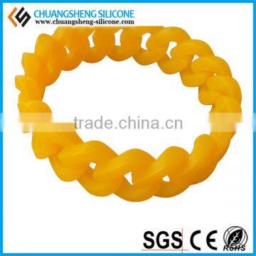 Silicone twist bracelet, wrist band