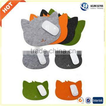 custom colored felt mouse pad in stock