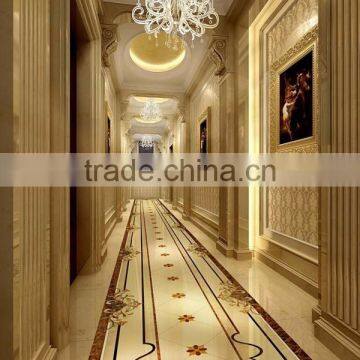 Luxury Gloss Polished Surface Imperial Gold Natural Marble Big Slab and Tile for Flooring BF12-04064a photo-6
