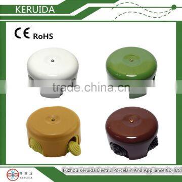 Retro Porcelain Junction Box With Rubber Plug/ceramic Wall Socket & Light Switch photo-4