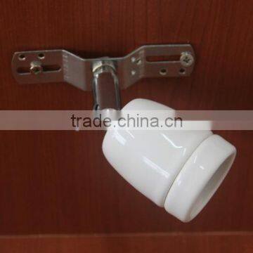 E27 F510 High Frequency Porcelain Ceiling Rose Rotatable Lampholder photo-5