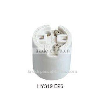glazed porcelain E26 lamp holder CE approved