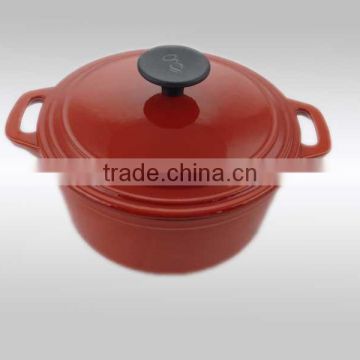 Enamel coated cast iron cookware