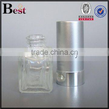 Empty Glass Nail Polish Bottle Cosmetics Nail Polish Glass Bottle Clear Square Glass Nail Remover Bottle photo-2