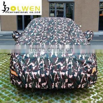 2015 High quality polyester camouflage protection car cover