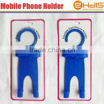 Safety promotional flexible neck mobile phone holder