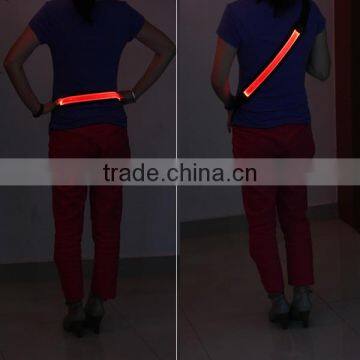 2015 most popular sport led waistband led running waist belt