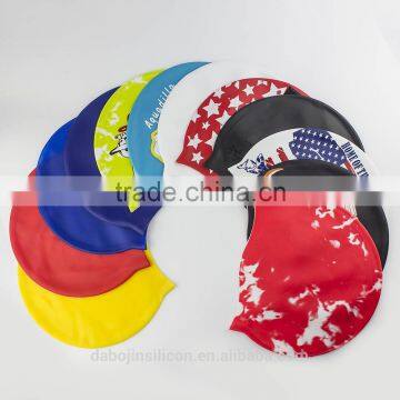 Wholesale Waterproof Silicone Swimming Cap Logo Printing Summer Swimming Cap Customer Design photo-4