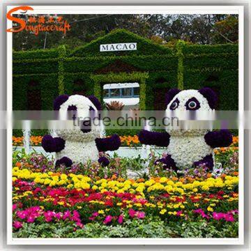 Wholesale Garden Decorative Aritificial Plant Penguin Topiary Sculpture Large Outdoor Decoration Topiary Sculpture photo-3