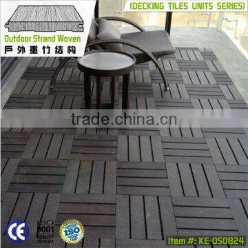 20mm Dark Carbonized Color Matt Finish Outdoor Strand Woven Bamboo Tile Floor Products Hot Sale 2013