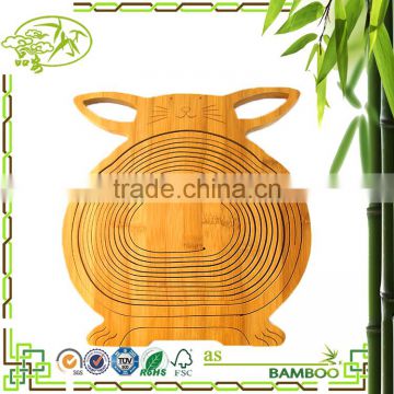 Newest design top quality bamboo fruit basket drawing