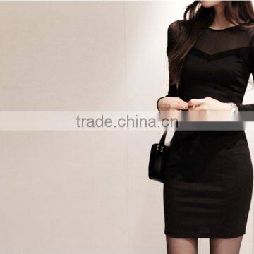 Lady Sexy Mesh Net Long Sleeve Bodycon Bandage Dress , Underwear Women Mini Short Fashion Party Dresses