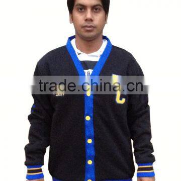 Cardigan Varsity Sweater Jackets Cotton Fleece Summer