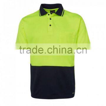 Polyester Quick Dry Fit Workwear T-shirt hi Vis S/S Sports Polo photo-5