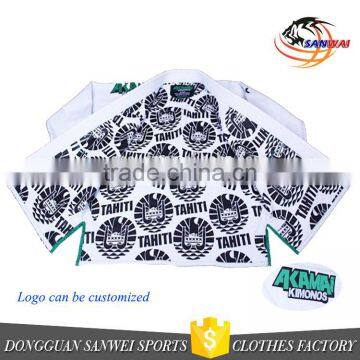 jiu jitsu patches gi for adult white/blue/black color kimono bjj gi