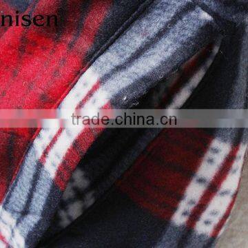 Manufacturers in China Plaids Men Stock Polar Fleece Promotion Jacket photo-6