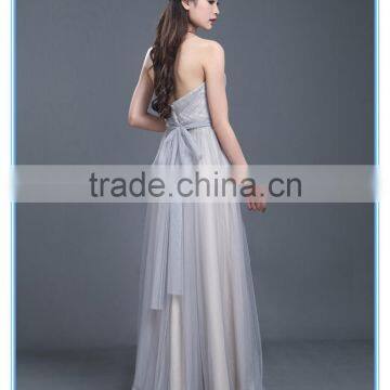 Latest Design Grace Woman Pleats Tulle Evening Dresses for Bridesmaids Dresses photo-6