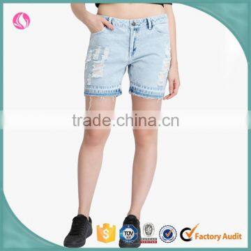 Woman Mma Shorts,Distressed Denim Shorts Women Apparel