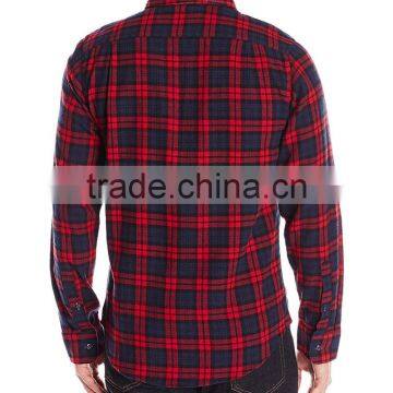 Factory OEM Customize Slim Fit Button Down Plaid Dress Shirt for Men photo-2