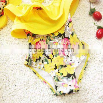 S31358W Bohemian Style Printed Swimwear for Kids Sex Young Children photo-4