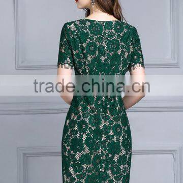 Z&M Women's 2017 New Fashion Dress Silk Dress Dress Dress photo-2