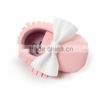 2 Colors Matching Pu Baby Moccasin, Colored Moccasins photo-5