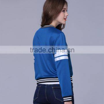 Tailor Made up and Down Color Logo Printing Sport Jacket For Wholesale 2017 photo-4
