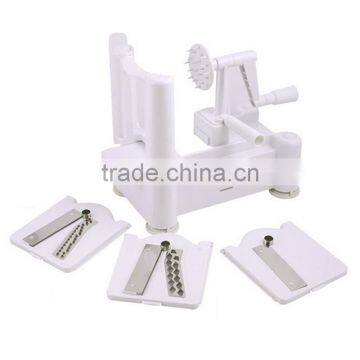 3 In 1 Fruit Peeler Spiral Vegetable Slicer Cutter Shred Kitchen Tools Easy To Clean Mandoline Chopper SpiralizerKnife KC1466 photo-2